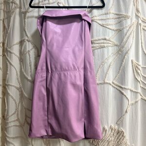 Purple Strapless Mini Dress for Sale